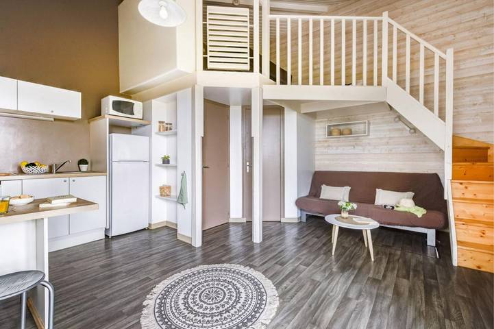 Mobil home pour 3 personnes, avec terrasse ainsi que piscine et jardin, adapté aux familles à Portiragnes - 4