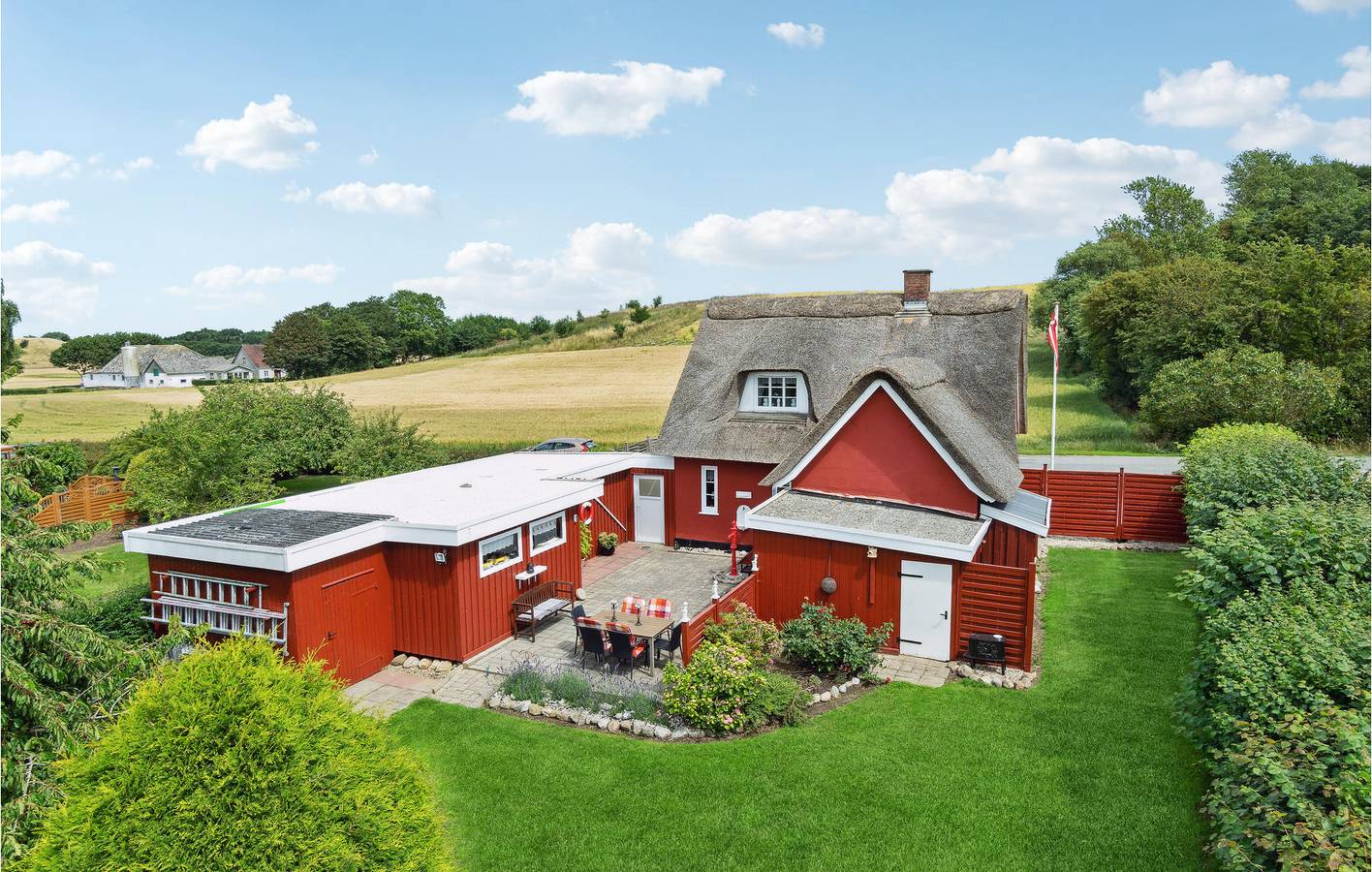Ferienhaus für 6 Personen mit Terrasse in Humble, Langeland