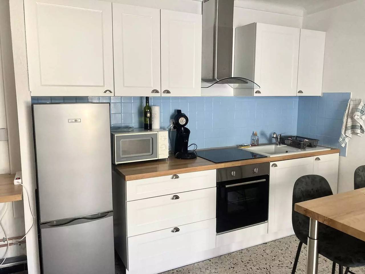 50M Plage: Paint Haus Futter Klimaanlage 6 Cruchages mit schöner Terrasse in Port-la-Nouvelle, Narbonne und Umgebung