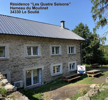 Gîte pour 6 personnes, avec jardin et piscine, animaux acceptés à Le Soulié