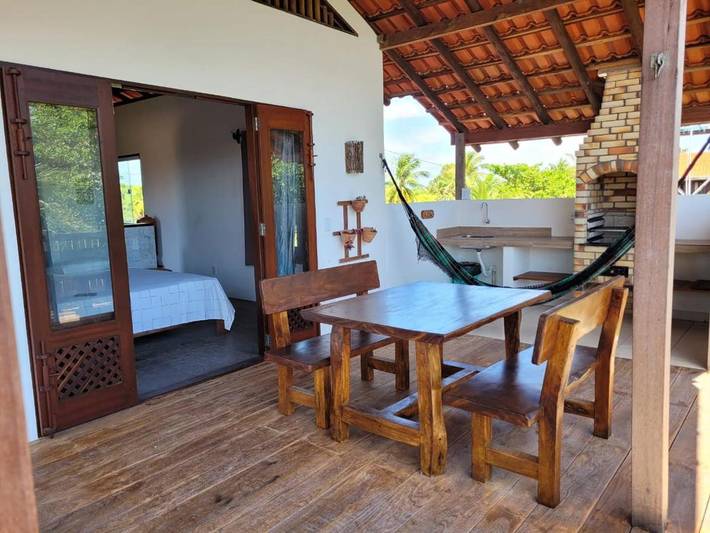Maison de vacances pour 4 personnes, avec terrasse ainsi que jardin et vue, animaux acceptés