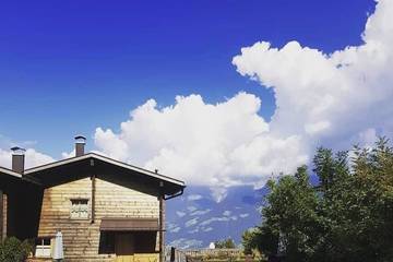 Chalet für 4 Personen, mit Garten und Balkon, mit Haustier in Marling
