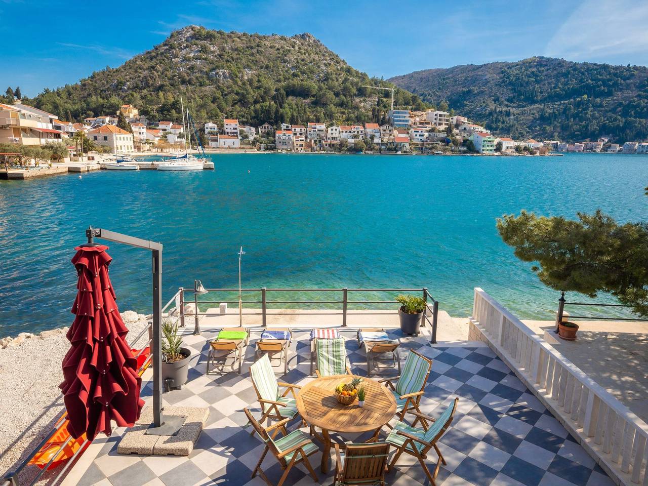 Sonnenaufgang an der Adria - Strandhaus in Blace, Dubrovnik-Neretva