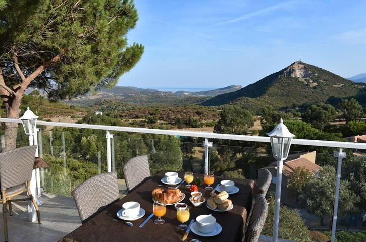 Gîte pour 4 personnes, avec piscine et vue ainsi que bassin pour enfant et jardin à Olmeta-di-Tuda - 3