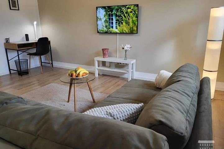 Ganze Wohnung, Gästehaus am Bachlauf - Losheim am See schöne Fewo 68m²/1-2 Pers mit Ausblick in Losheim am See, Saar-Nahe-Bergland