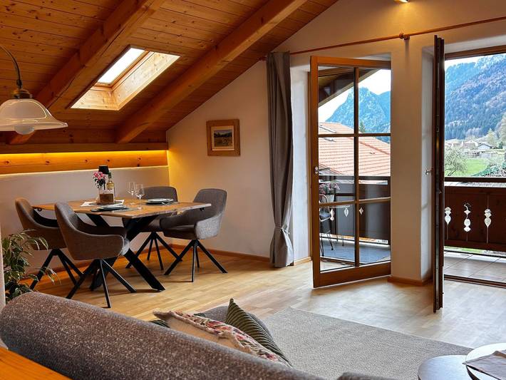 Ferienwohnung für 2 Personen, mit Balkon in Unterammergau - 3