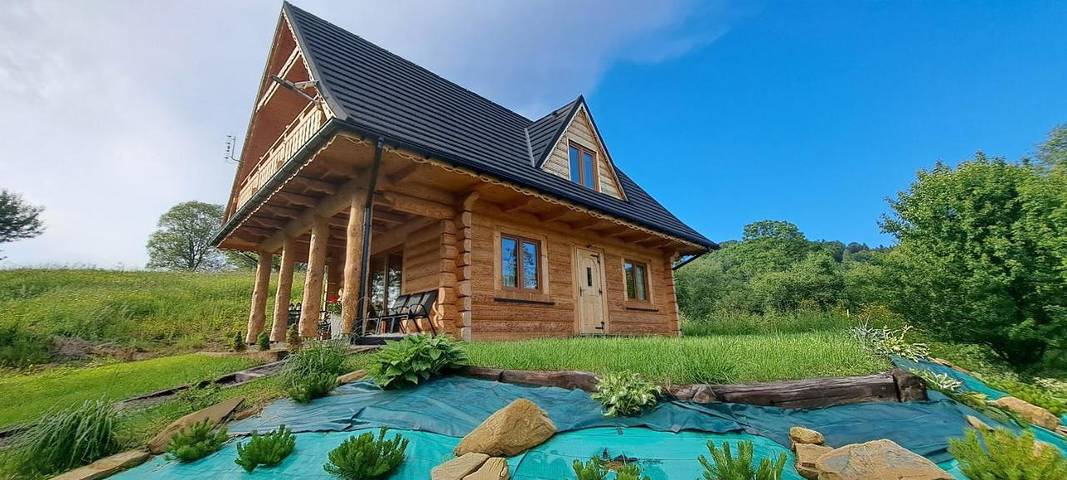 Dom wakacyjny dla 10 osób, z jacuzzi i ogród oraz sauna w Bieszczady