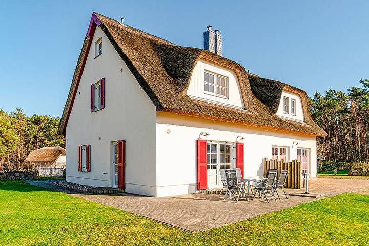 Ferienhaus mit Meerblick für 6 Personen, mit Terrasse