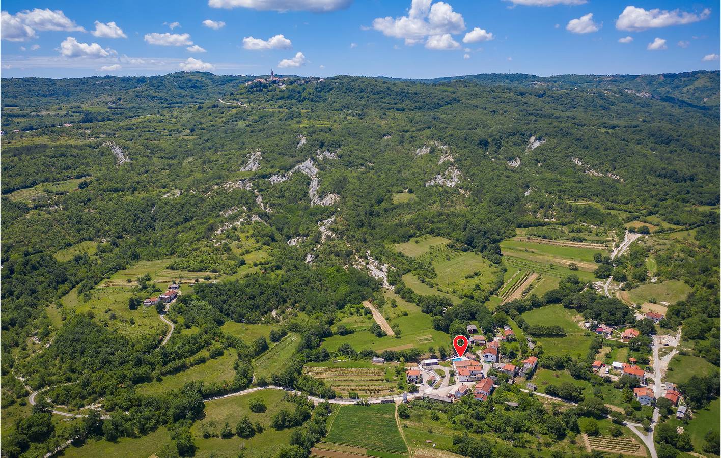 Holiday home for 7 people with terrace in Pićan, Central Istria