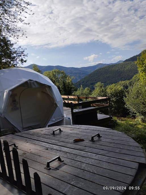 Tente pour 2 personnes, avec jardin ainsi que terrasse et jacuzzi dans Occitanie - 4