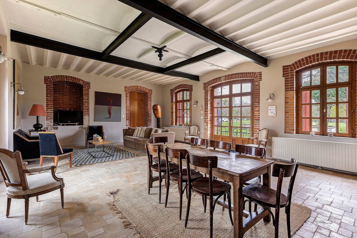 Les Ecuries – Domaine de la Trigalière mit Gemeinschaftspool in Ambillou, Tours und Umgebung