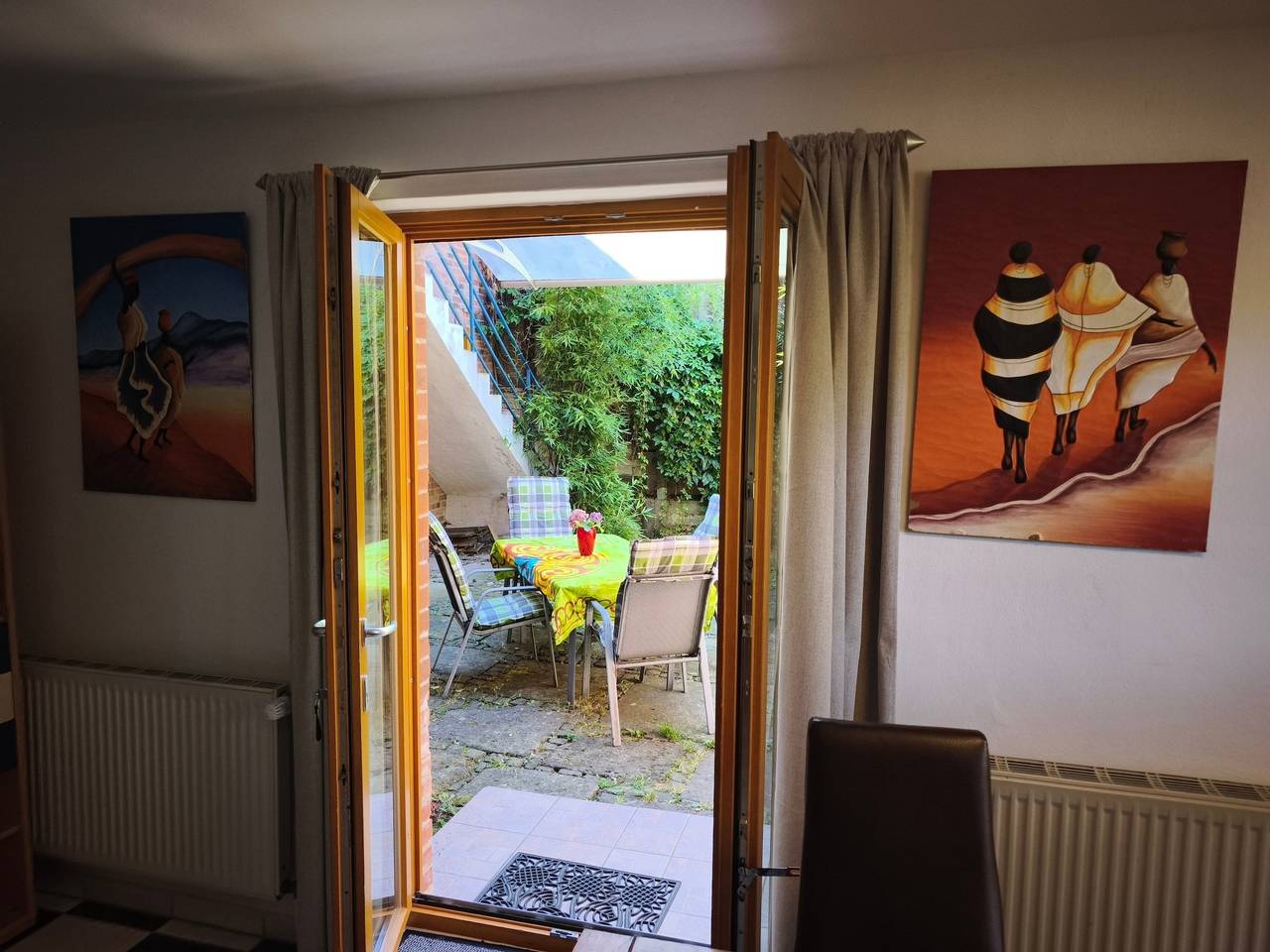 Ganze Wohnung, Ferienwohnung 'Einzimmer-Appartement' mit privater Terrasse und Wlan in Bad Gandersheim, Harzvorland