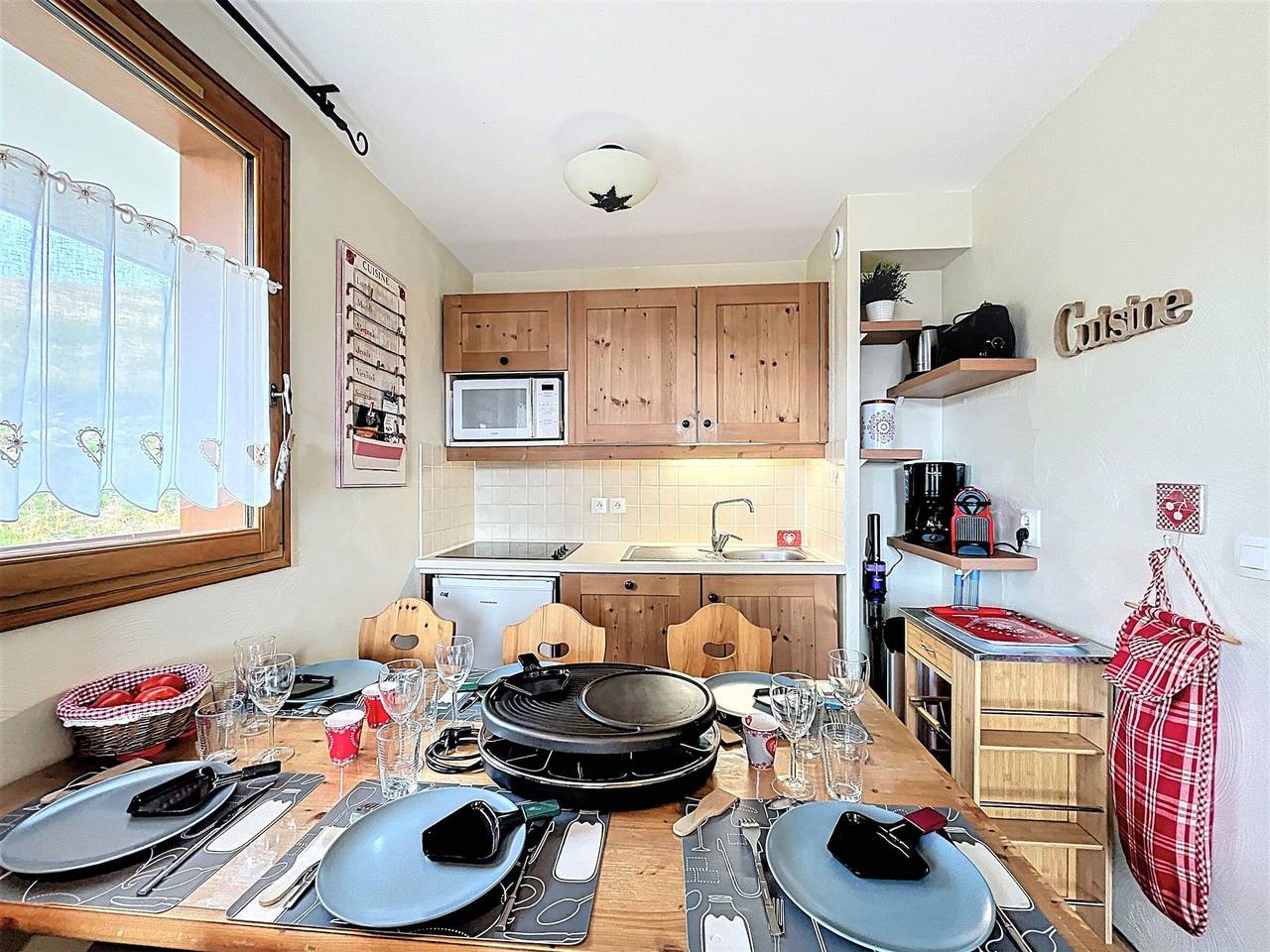 Appartement entier, Appartement confortable  Parking couvert  Balcon in Le Corbier, Villarembert