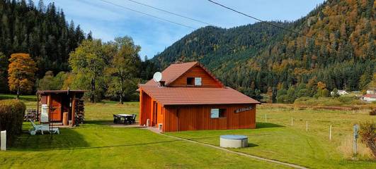 Chalet pour 4 personnes, avec sauna et jardin ainsi que vue et vue sur le lac, animaux acceptés à Xonrupt-Longemer