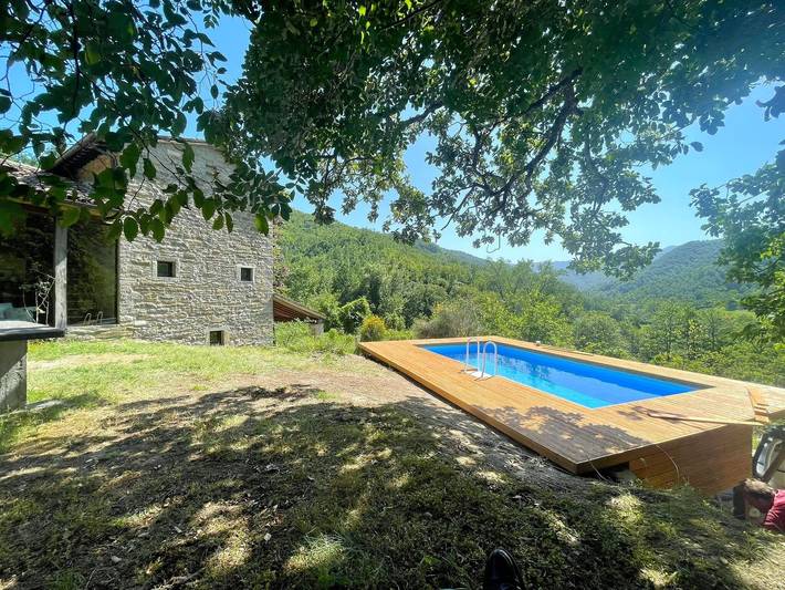 Casa vacanza per 6 persone, con Giardino e Piscina a Borgo Pace