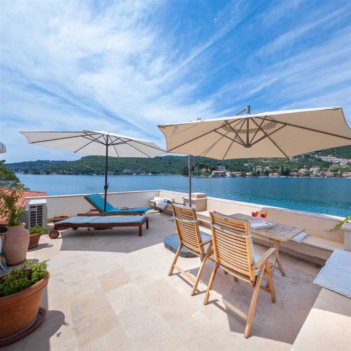 Ferienwohnung für 4 Personen, mit Meerblick und Balkon in Zaton - 4