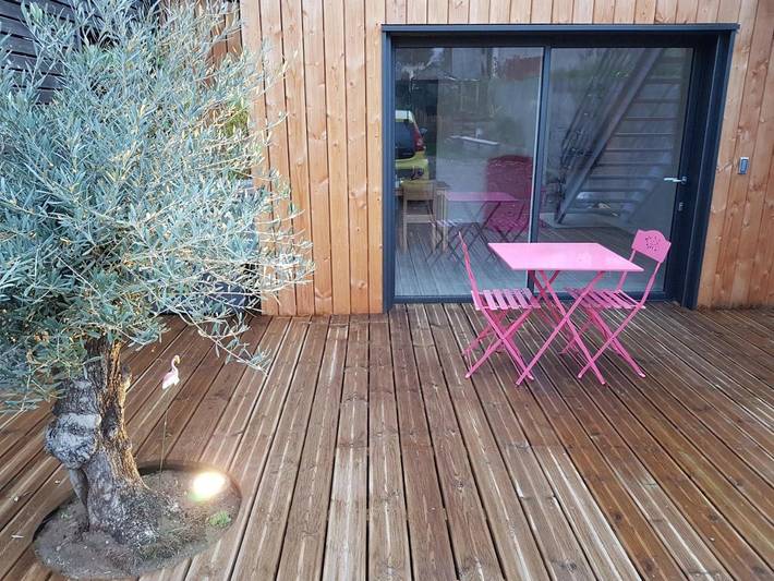 Appartement de vacances pour 4 personnes, avec Terrasse et Jardin