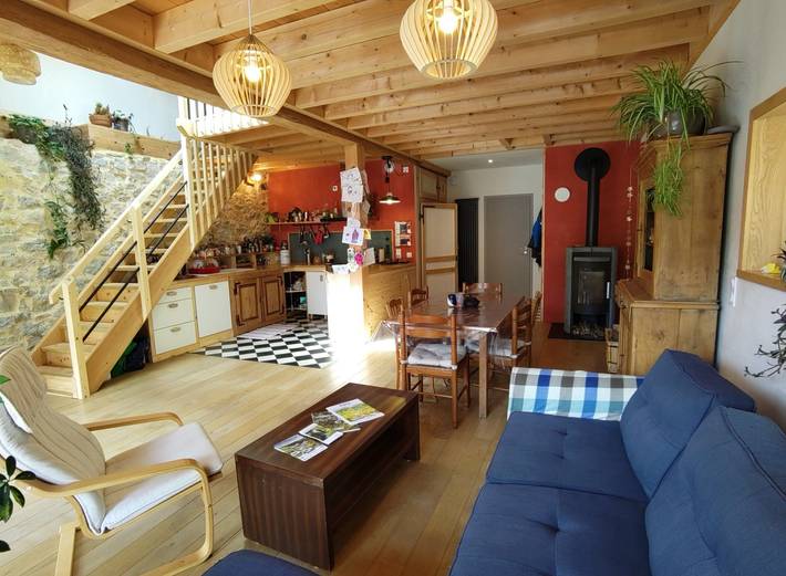 Gîte pour 7 personnes, avec terrasse