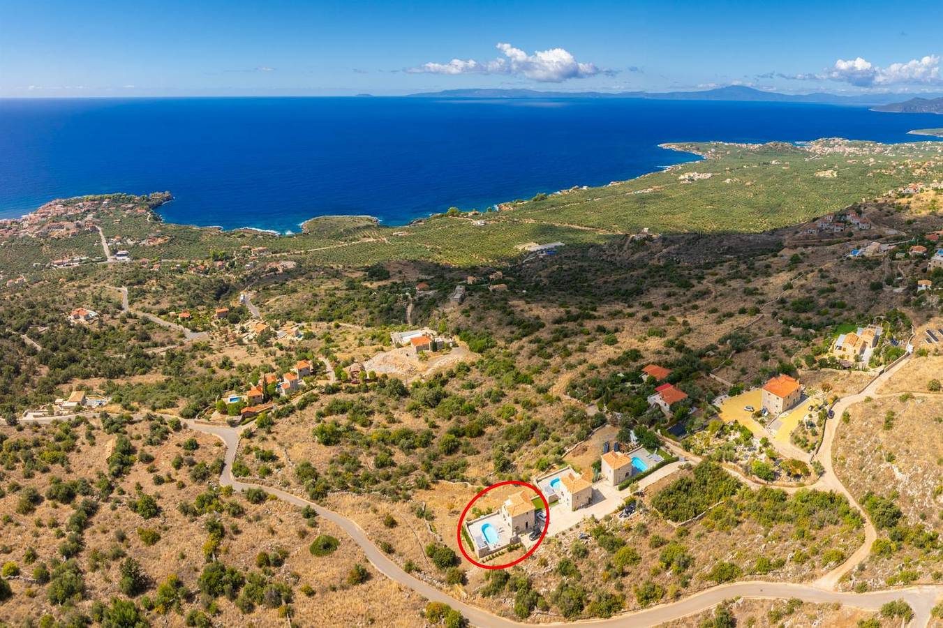 Villa Dioni Ena in Messenia region