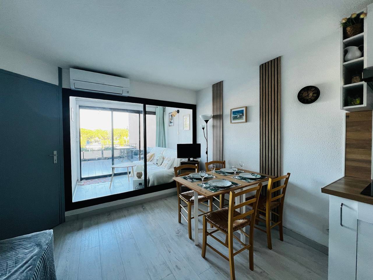 Appartement entier, Appartement rénové avec terrasse près du port, 4 couchages in Côte Vermeille, Argelès-sur-Mer