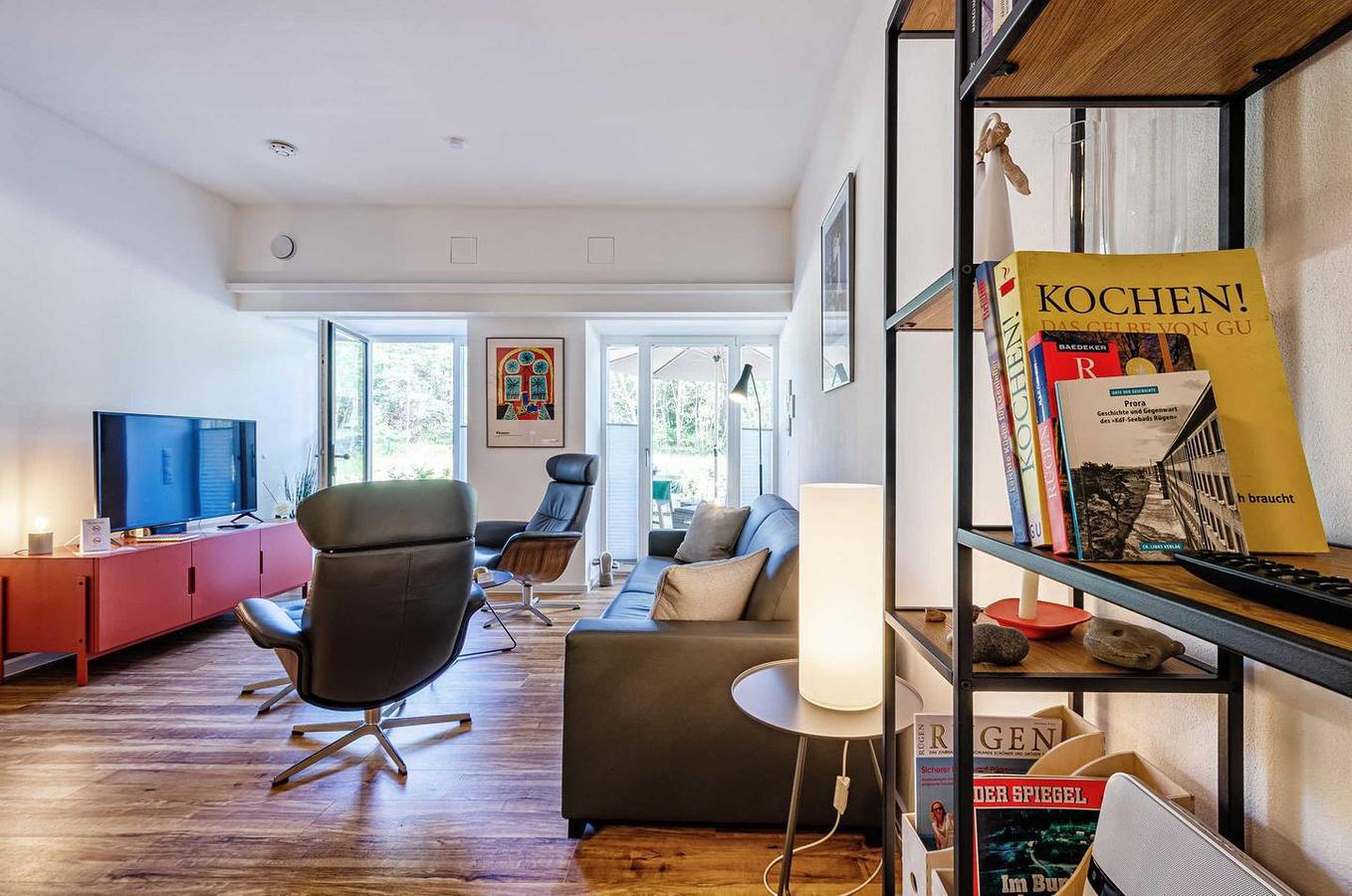 Geheel appartement, Fewo Dünenterrasse: Exklusive 92 m² Dünenterrassen-Fewo mit großer Terrasse in Prora, Binz