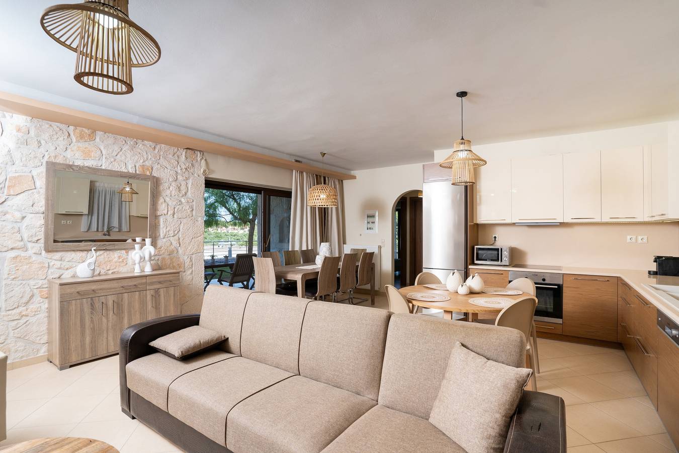 Holiday Home Timos Villa with Mountain View, Wi-Fi and Air Conditioning in Agalas, Laganas