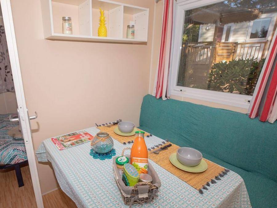 Camping Clair de Lune - Mobilheim 4 personen - Sympa 18 M² - 2 Schlafzimmer in La Madrague, Hyeres