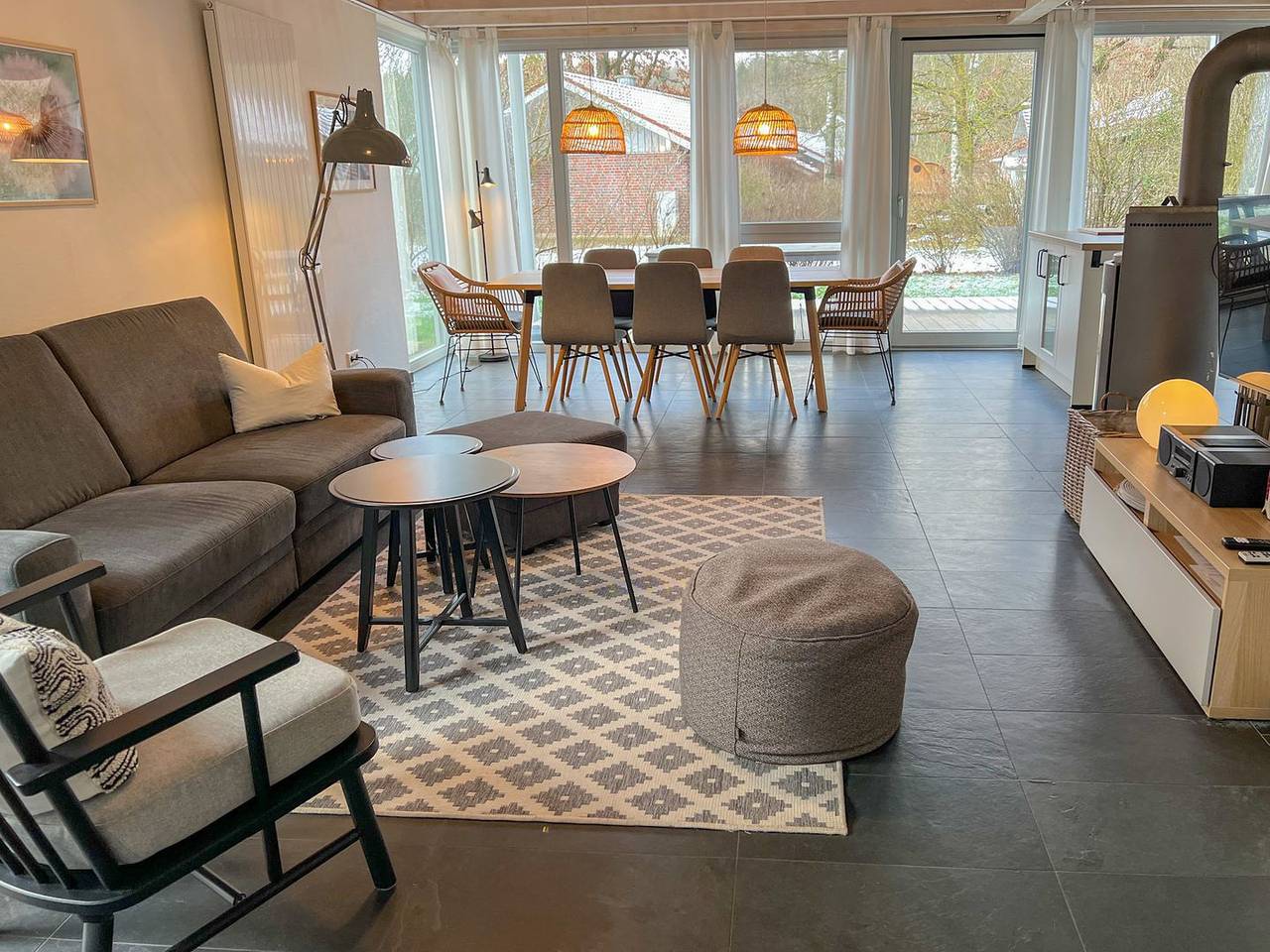 Ferienhaus Wiesengeflüster E2 | nur 3 Gehminuten zur Müritz und mit Sauna in Röbel, Lago Müritz