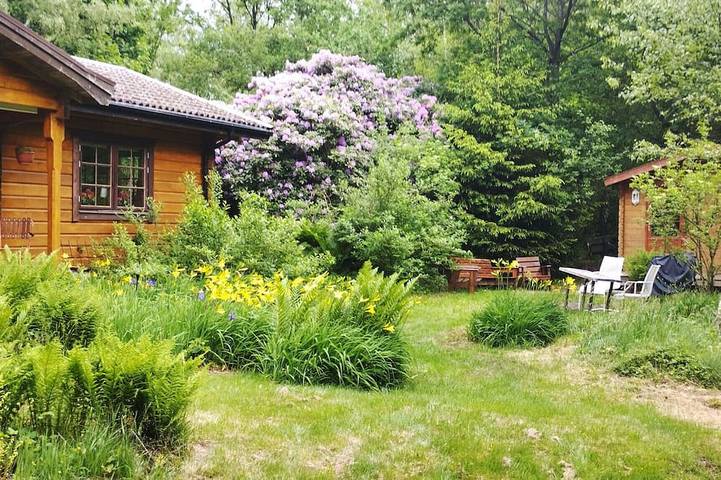 Blockhütte für 6 Personen, mit Garten - 1