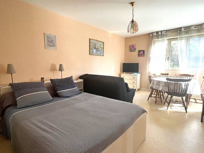 Studio pour 2 personnes, avec piscine et terrasse, animaux acceptés dans Lac du Bourget