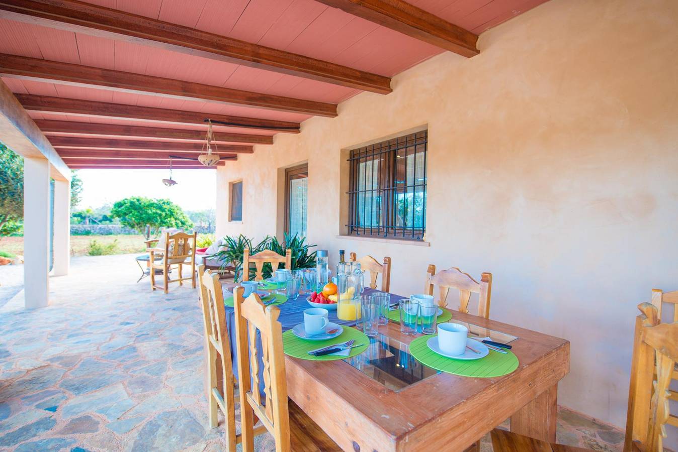 Es Mitja Davall - Ferienhaus mit Privatgarten in Sencelles. Wifi gratis in Sencelles, Mallorca Inselmitte