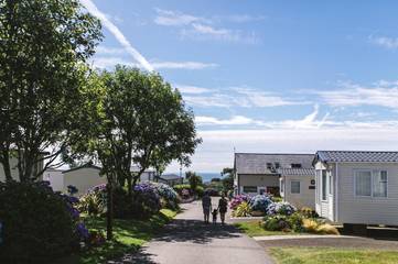 Camping für 6 Personen, mit Garten und Ausblick in Cornwall