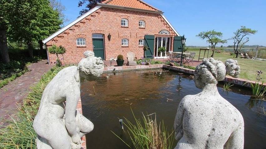 Bauernhof für 4 Personen, mit Terrasse und Ausblick sowie Garten, mit Haustier in Südbrookmerland