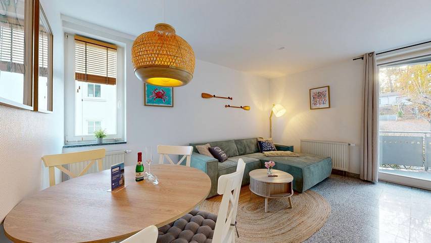 Ferienwohnung für 4 Personen, mit Balkon und Sauna in Binz - 2