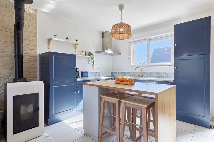Ferienhaus für 6 Personen mit Garten in Berville-sur-Mer, Bernay und Umgebung