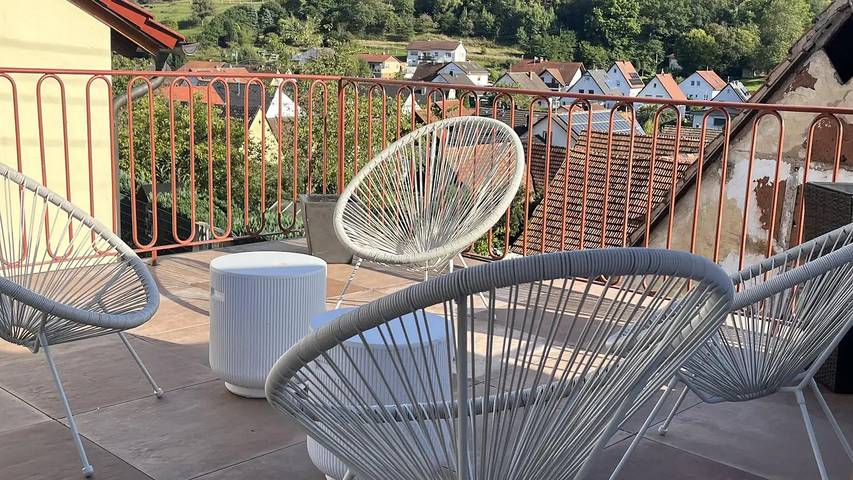 Ferienhaus für 4 Personen, mit Balkon in Silz (Pfalz)