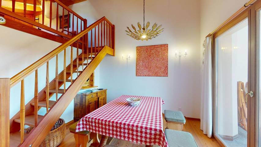 Ferienwohnung für 5 Personen, mit Balkon und Ausblick in Pontresina - 2