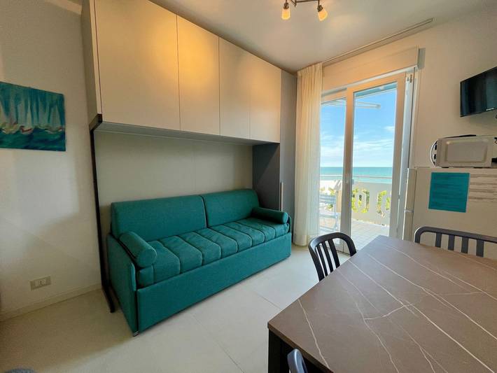 Studio für 2 Personen, mit Balkon/Terrasse und Meerblick sowie Ausblick, mit Haustier in Caorle - 2