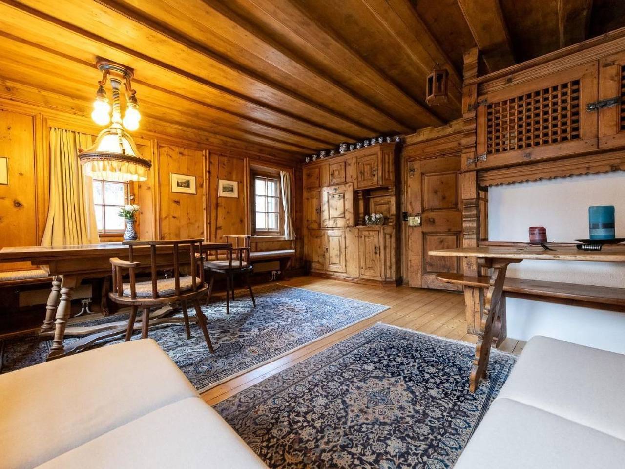 Chesa Sela Historisches Engadinerhaus (1641) in Silvaplana-Surlej, Silvaplana