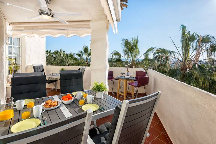 Appartement de vacances pour 6 personnes, avec balcon et vue sur l’océan - 1