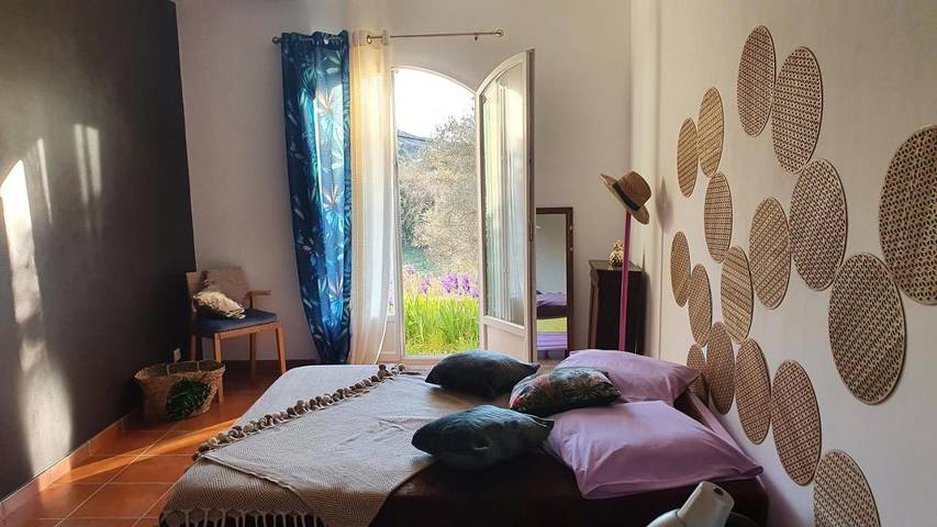 Appartement de vacances pour 3 personnes, avec jardin et vue