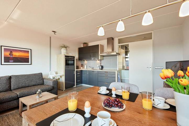Vakantieappartement voor 4 personen, met balkon in Buren (Ameland)