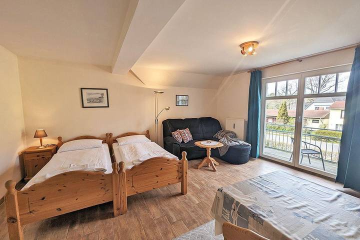 Studio für 2 Personen, mit Balkon in Prerow