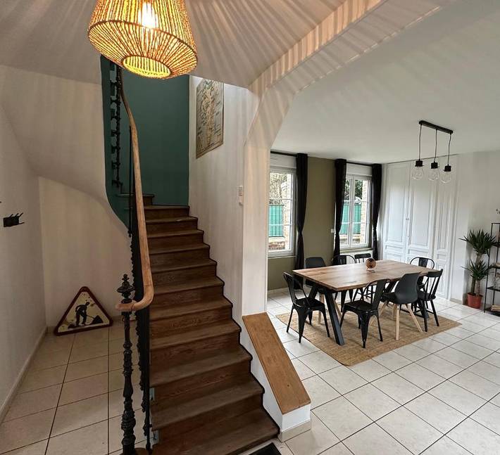 Gîte pour 6 personnes, avec jardin, animaux acceptés dans Saint-Pierre-lès-Elbeuf