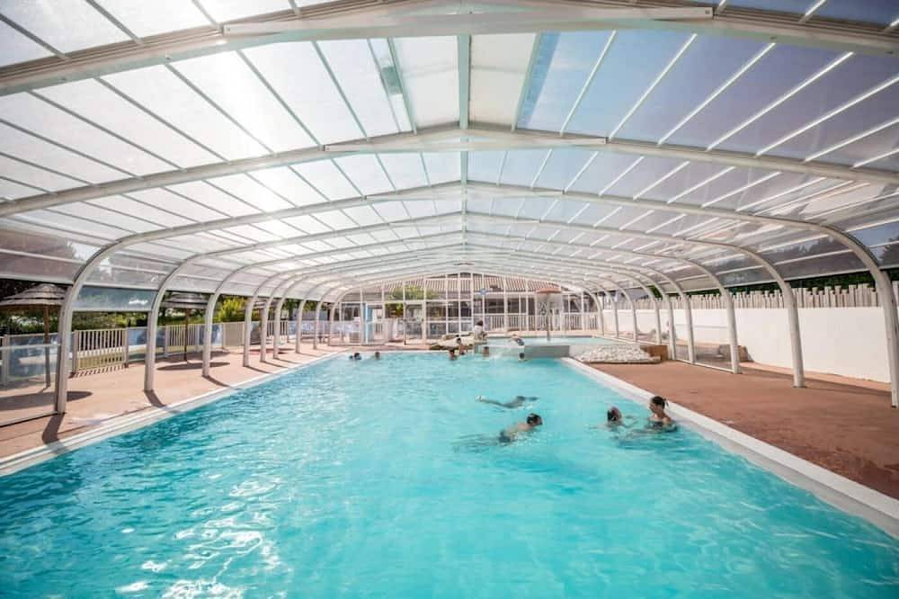 Zecamping 3 étoiles animé piscine couverte pet friendly mobil-home Tv Lv Bbq in Les Moutiers-en-Retz, Côte de Jade