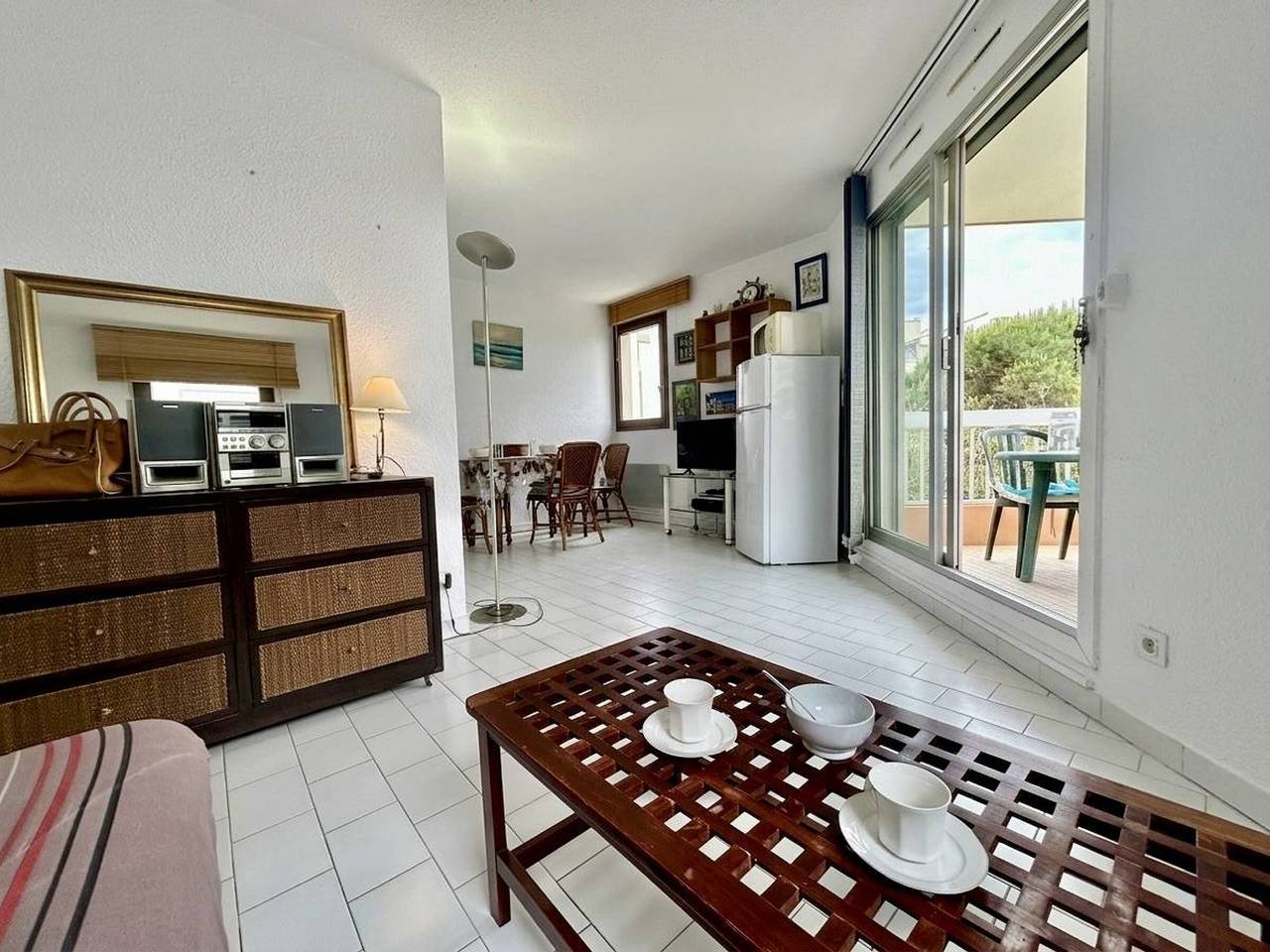 Ganze Wohnung, Studio Kabine 4 Pers, Pool, Parkplatz, Strandnah, St Cyprien in Saint-Cyprien, Côte d'Améthyste