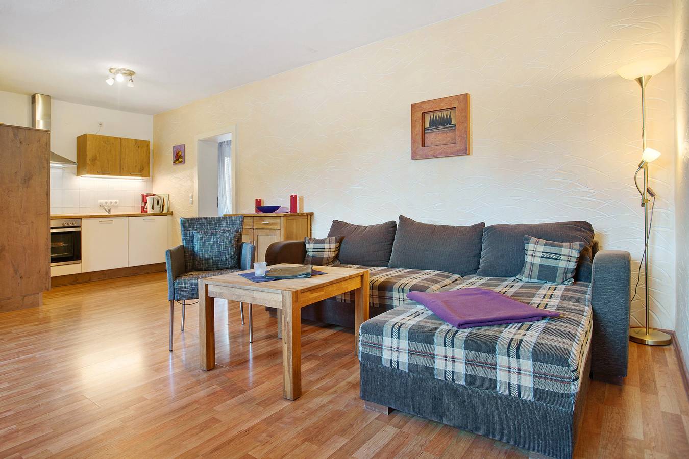 Ganze Wohnung, Ferienwohnung 'Drewitzer See, 40qm' mit Privatterrasse, Gemeinschaftsgarten und Wi-Fi in Malchin, Kummerower See