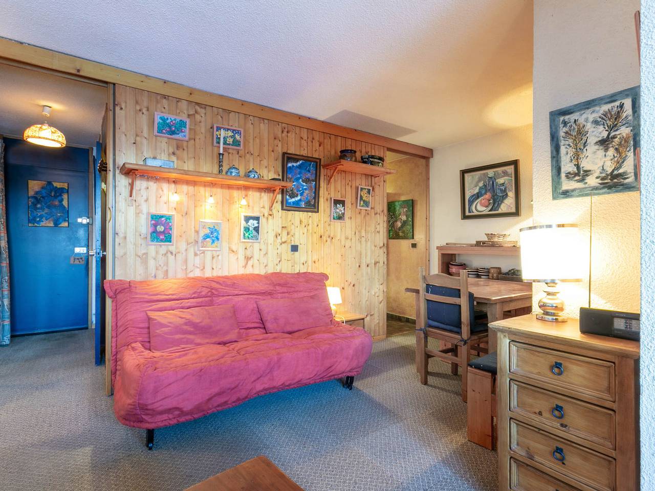 Monolocale intero, Cozy studio with Wifi, 4-5 people, Richardes' hamlets in Val-d'Isère, Massiccio della Vanoise