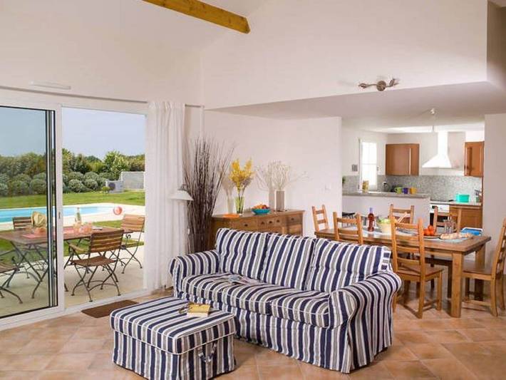 Gîte pour 6 personnes, avec jardin et piscine, animaux acceptés à L'Aiguillon-sur-Vie - 2