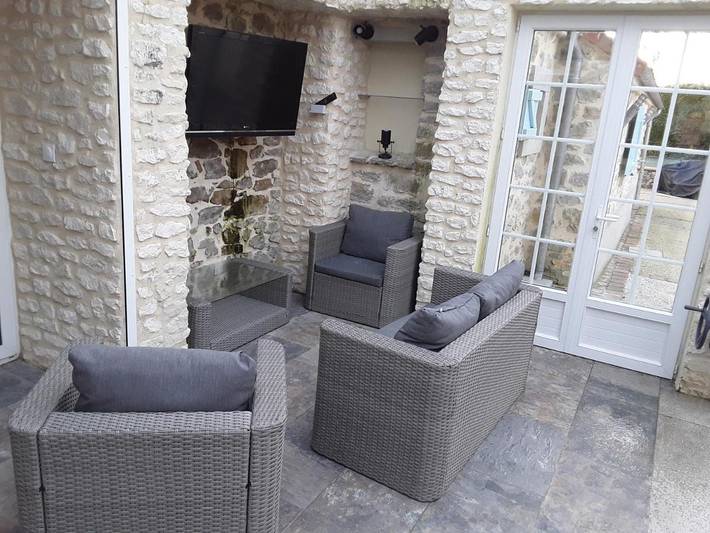 Location de vacances pour 6 personnes, avec piscine ainsi que jardin et vue à Baincthun - 4